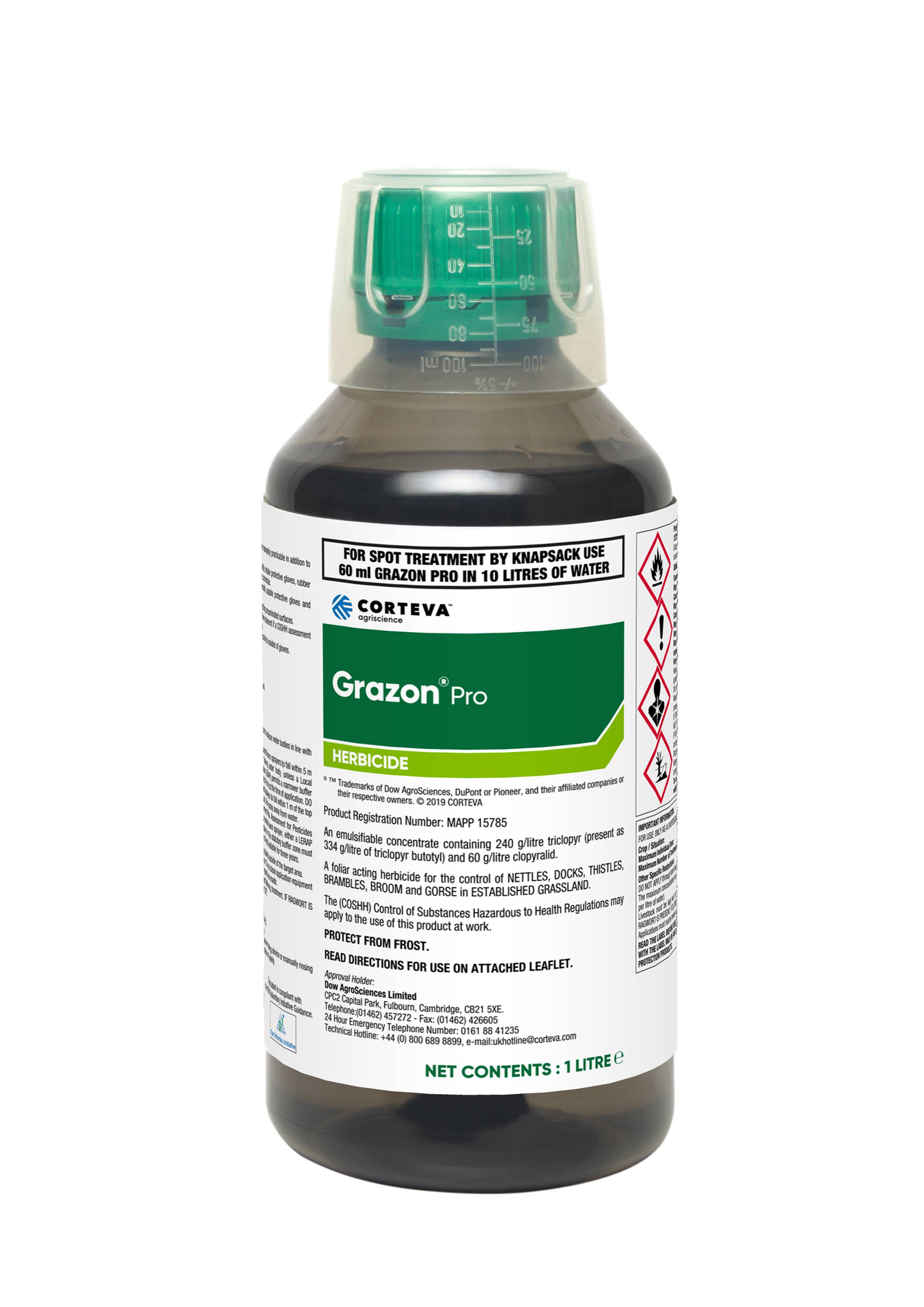 Grazon Pro - 1ltr - Clopyralid and Triclopyr, image 