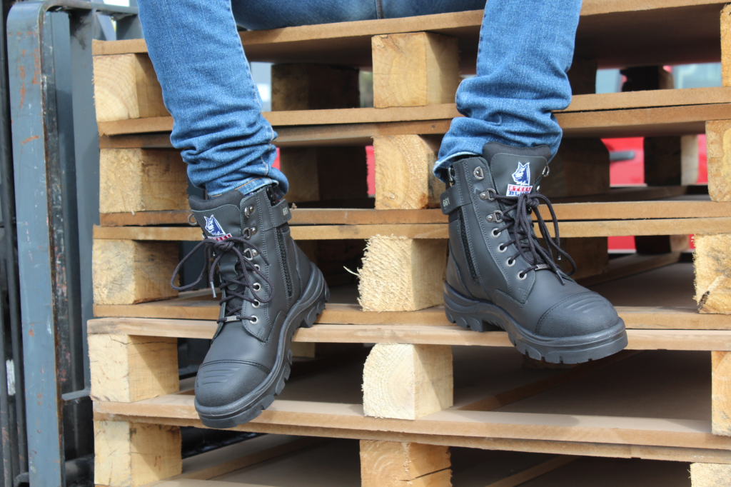 Steel Blue Southern Cross Zip Up Safety Work Boots - FireSafe