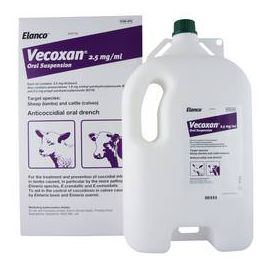 Vecoxan 2.5mg/ml oral suspension 2.5 Litre, image 