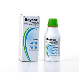 Baycox Multi 50mg/ml 250ml Oral suspension for piglets, calves & Lambs, image 