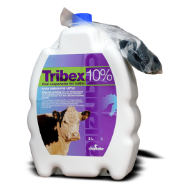 Tribex 10% oral drench for cattle 5L, image 