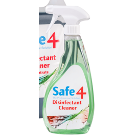 Safe4 Disinfectant 500ml RTU, image 