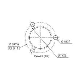 Novag Inverted "T" 575mm big notched discs, image 