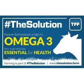 Pasture Fed Livestock is High in Omega 3 - Banner 5 - 960mm x 600 mm Outdoor Banner, image 