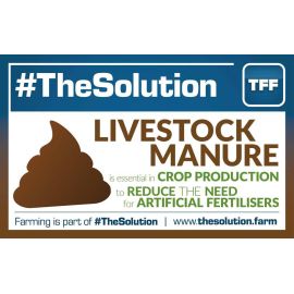 Livestock Manure is Essential in Crop Production - Graphic 3 - 960mm x 600 mm Outdoor Banner, image 