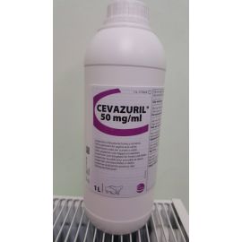 Cevazuril 50mg/ml, 1lt Oral Susp for Piglets & Calves , POM-V, image 