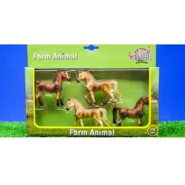 Kidsglobe - Horses (4x) 1:32, image 