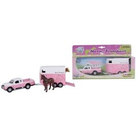 Kidsglobe - Mitsubishi with Horsetrailer and Accessories, image 