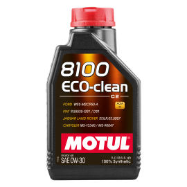 Motul 8100 ECO-clean 0W30 100% Synthetic Engine Oil 1L, image 