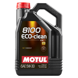Motul 8100 ECO-clean 5W30 100% Synthetic Engine Oil 5L, image 