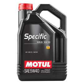 Motul SPECIFIC 505 02 502 00 5W40 100% Synthetic Engine Oil 5L, image 