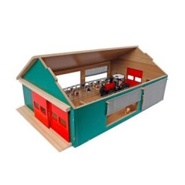 Kidsglobe - Open Stable with Windbreak Mesh 1:32, image 