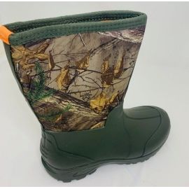 Camouflage Neoprene & Rubber short Wellington Boots, image 