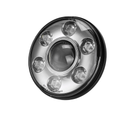 38W 3315 Lumen Defender LED Head Light – DRL – Chrome, image 