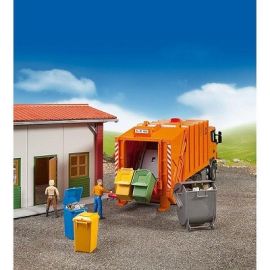 Bruder 4 Garbage can set 1:16, image 