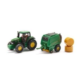 Siku - John Deere with baler ± 1:87, image 