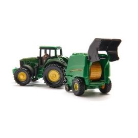 Siku - John Deere with baler ± 1:87, image 