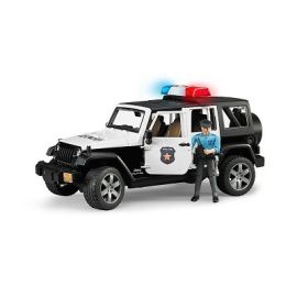 Bruder Jeep Wrangler Unlimited Rubicon Police vehicle with policeman 1:16, image 