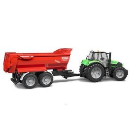 Bruder Krampe tandem-halfpipe tipping trailer 1:16, image 