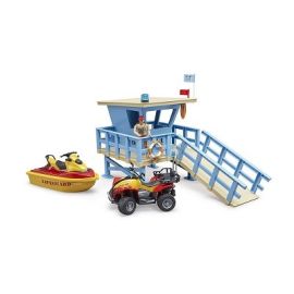 Bruder Life Guard Station Incl Accessories, image 