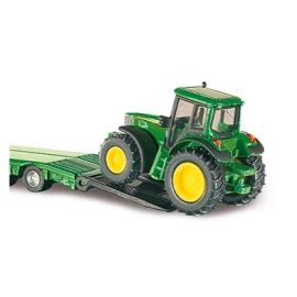 Siku - Low loader with John Deere tractors 1:87, image 