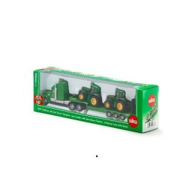 Siku - Low loader with John Deere tractors 1:87, image 