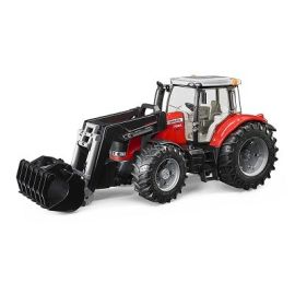 Bruder Massey Ferguson 7624 with frontloader 1:16, image 