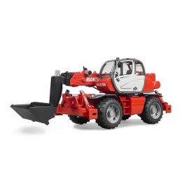 Bruder Manitou telescopic forklift MRT 2150 with accessories 1:16, image 