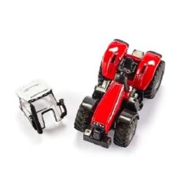 Siku - Massey Ferguson 8480 with trailer 1:87, image 