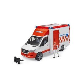 Bruder MB Sprinter ambulance with driver 1:16, image 