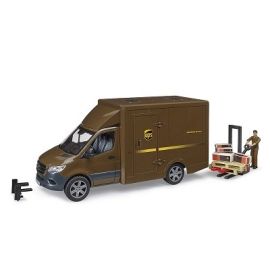 Bruder MB Sprinter UPS with driver and accessories 1:16, image 