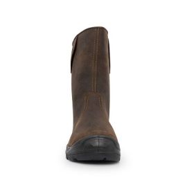 Xpert Invincible S3 Safety Waterproof Rigger Boot Brown, image 