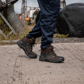Xpert Warrior S3 Safety Laced Boot Brown, image 