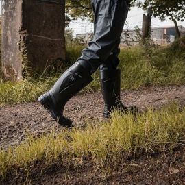 Swampmaster Titan S5 Safety PVC Wellington Black, image 