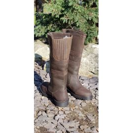 Chelthnam Water Repellent Wide Calf Leather Country Boot, image 