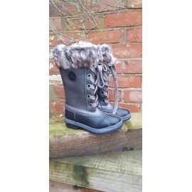 Mucker Long Lace Boot Black, image 