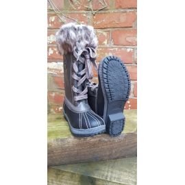 Mucker Long Lace Boot Black, image 
