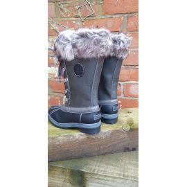 Mucker Long Lace Boot Black, image 