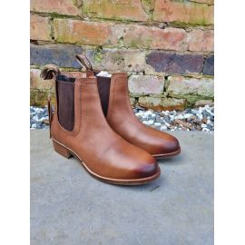 Ella Brown Leather Chelsea Boot, image 