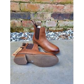 Ella Brown Leather Chelsea Boot, image 