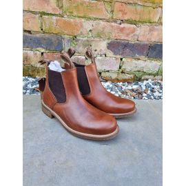 Ocean Conker Leather Chelsea Boot, image 