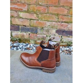 Ocean Conker Leather Chelsea Boot, image 