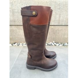 Windsor Tall Leather Back Zip Country Boot, image 