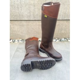 Windsor Tall Leather Back Zip Country Boot, image 