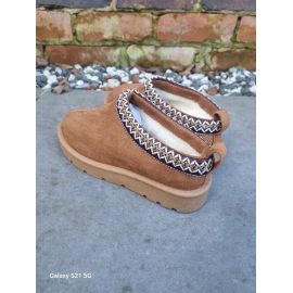 Chestnut Fleece Lined Slip On, image 