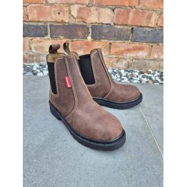 Wreckers Steel Toe Cap Crazy Horse Leather Work Boot, image 