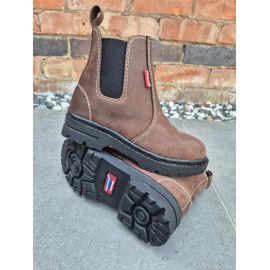 Wreckers Steel Toe Cap Crazy Horse Leather Work Boot, image 