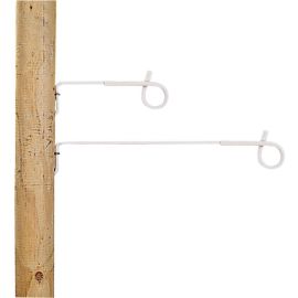 Offset Pigtail insulator 40cm white (10), image 