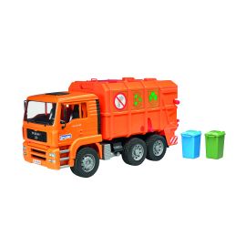 MAN TGA garbage truck (orange) 1:16, image 
