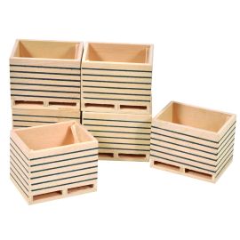 Kidsglobe - Wooden potato boxes (6x) 1:32, image 
